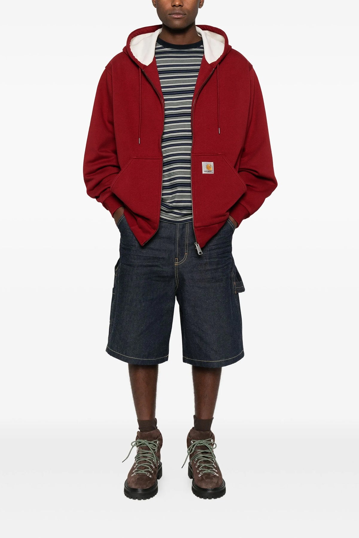 active sweat cotton blend sweatshirt