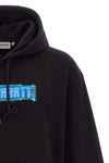 electric boogie hoodie in heavy brushed polyester-cotton jersey