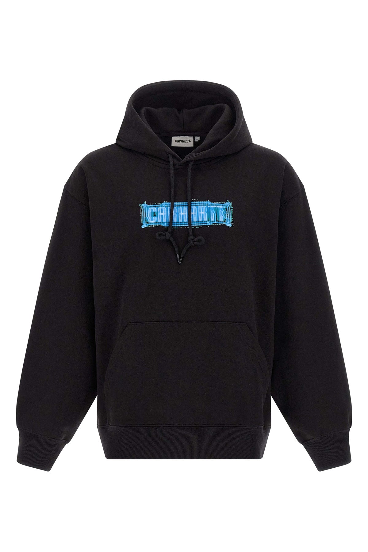 electric boogie hoodie in heavy brushed polyester-cotton jersey