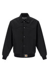 ray polyester and wool twill jacket
