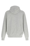 wild dog hoodie in heavy unbrushed mélange cotton jersey