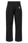 ray single knee trousers in polyester twill and medium weight wool