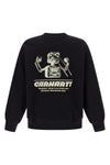 wiptopia sweatshirt in heavy unbrushed polyester-cotton jersey