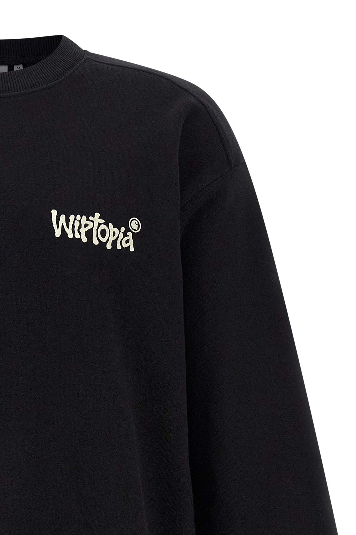 wiptopia sweatshirt in heavy unbrushed polyester-cotton jersey