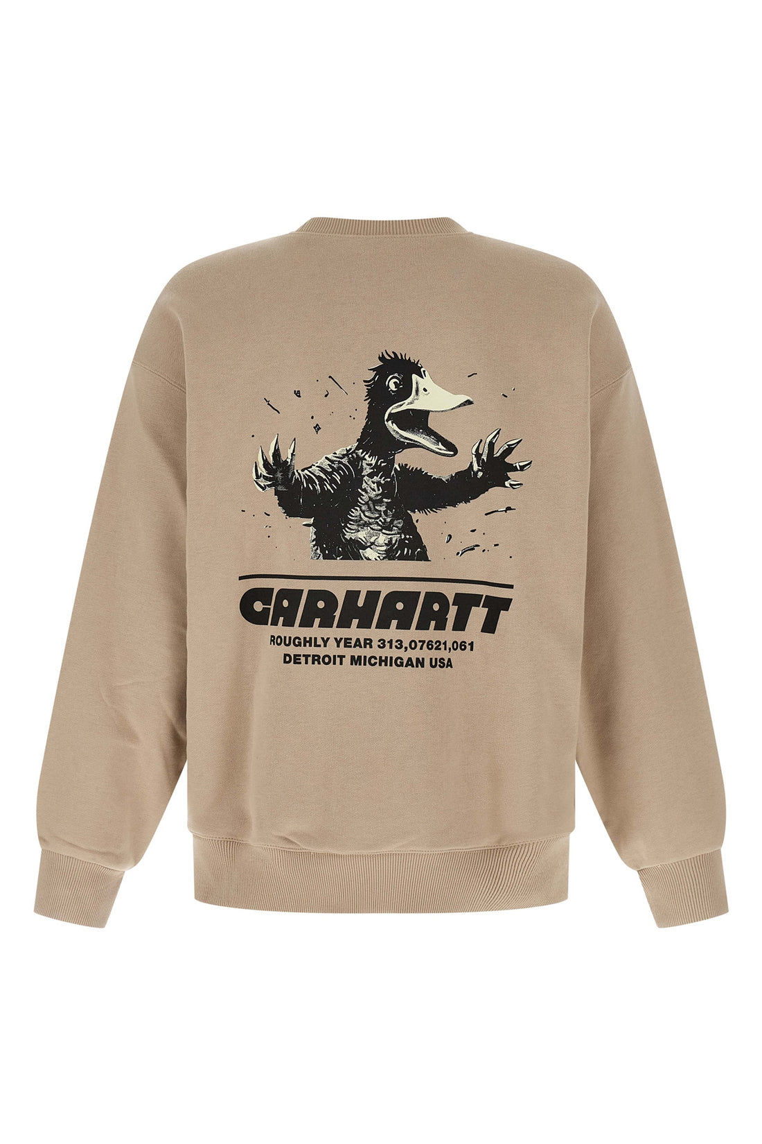 CARHARTT WIP M wiptopia sweatshirt in heavy unbrushed polyester-cotton jersey