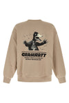 wiptopia sweatshirt in heavy unbrushed polyester-cotton jersey