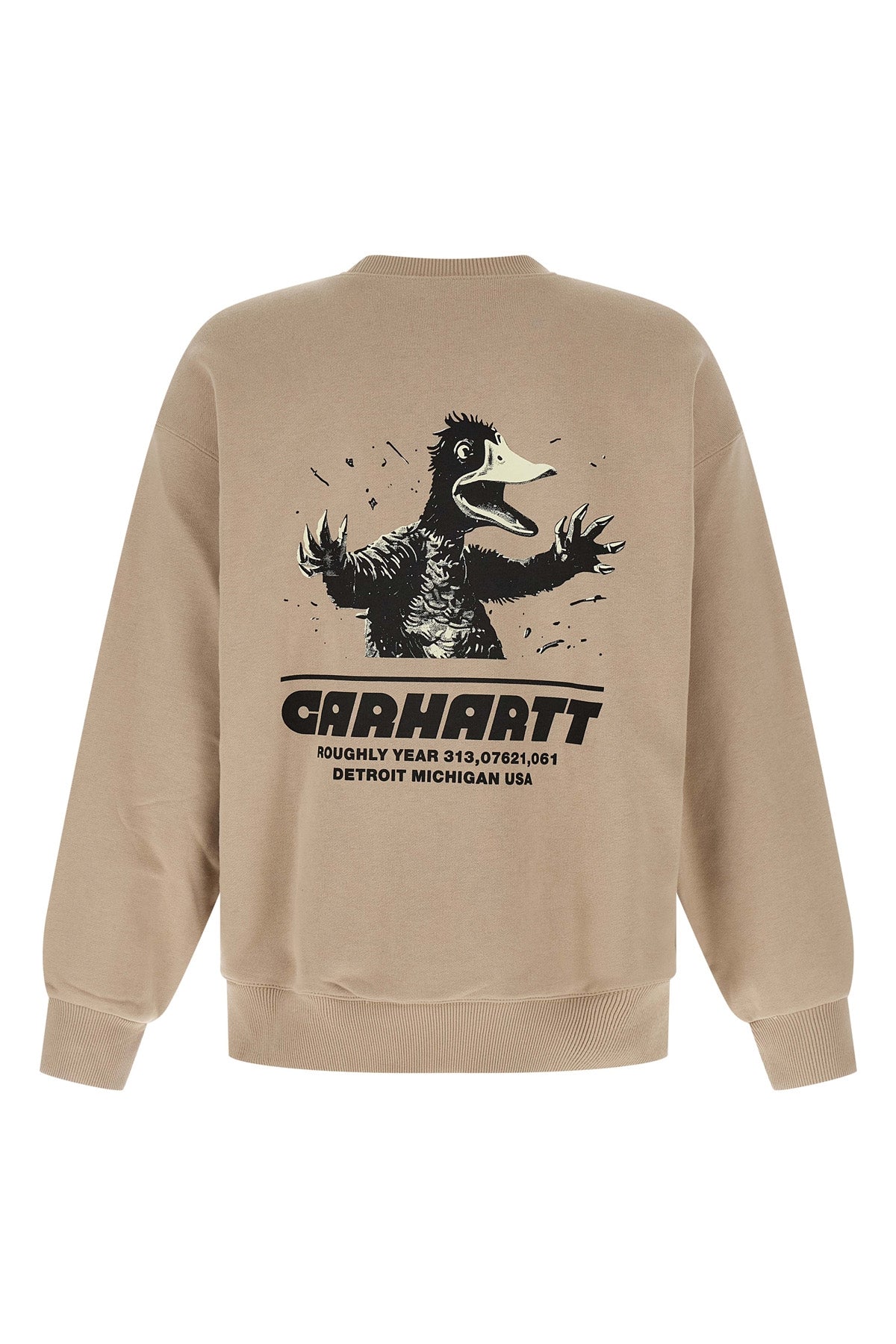 wiptopia sweatshirt in heavy unbrushed polyester-cotton jersey