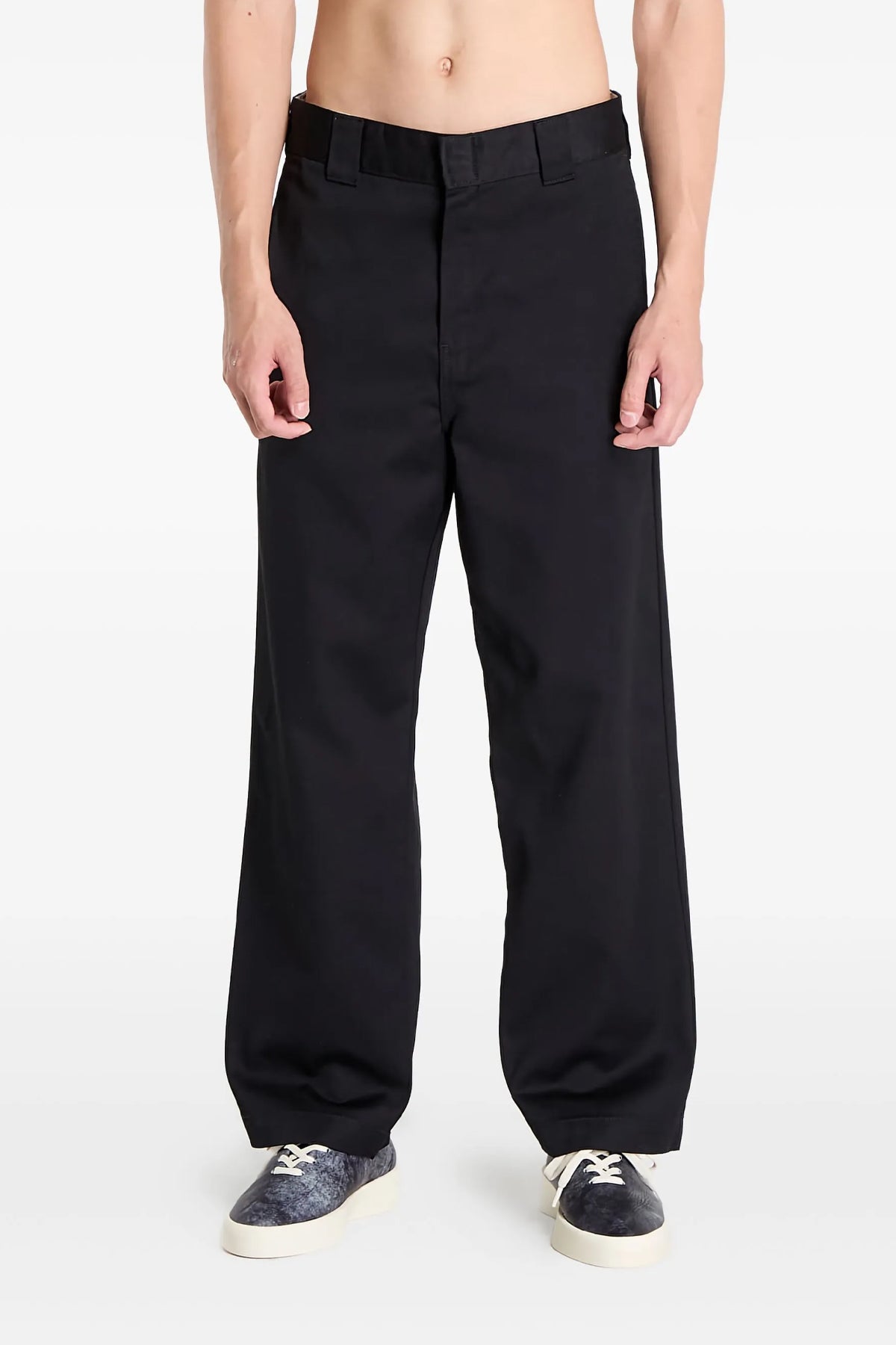 denison craft polyester-cotton twill pants of medium weight