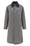 webster long coat in medium-weight cotton canvas
