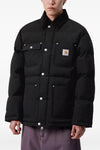rayler water-repellent jacket in medium-weight quilted nylon canvas