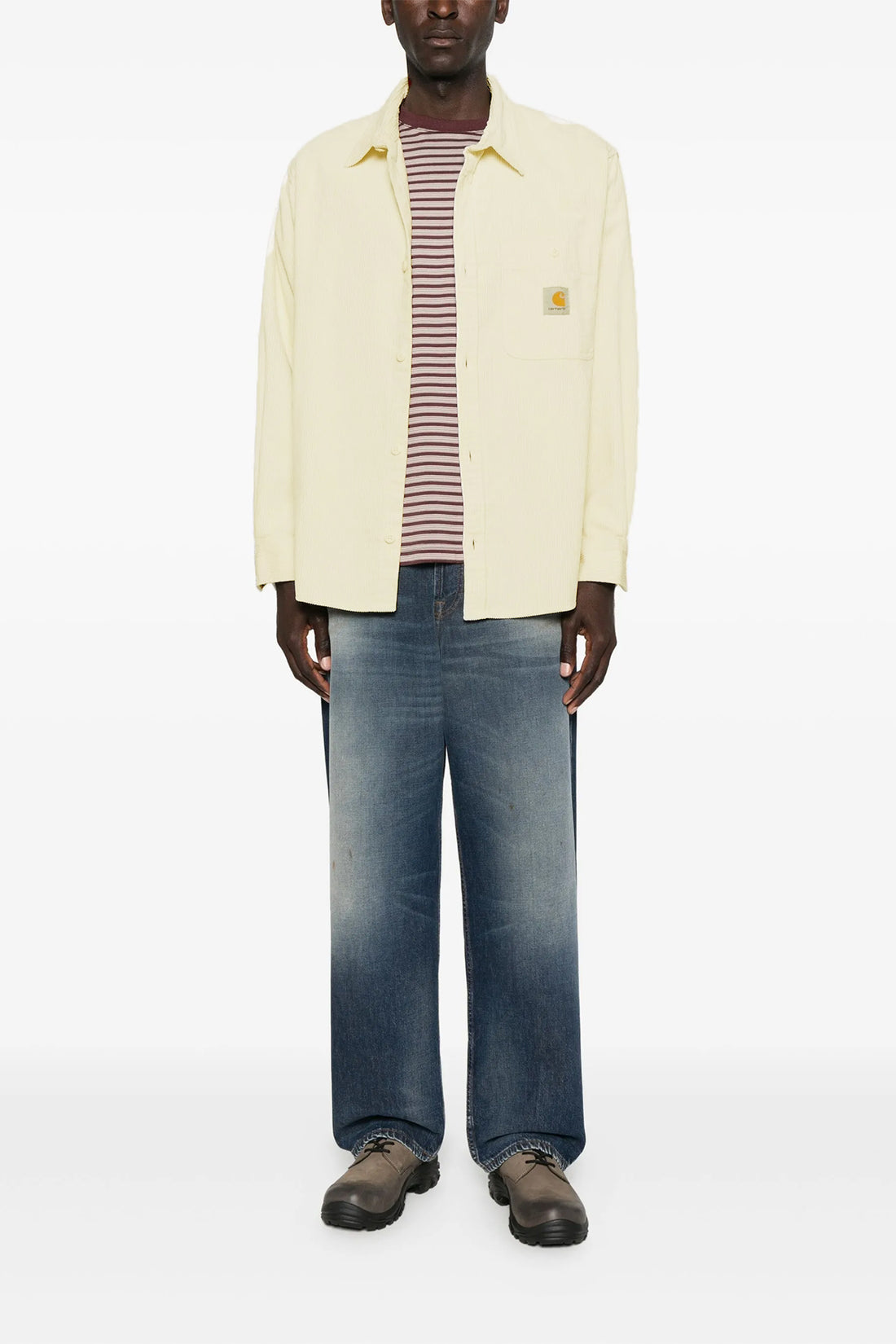 CARHARTT WIP L flint corduroy shirt