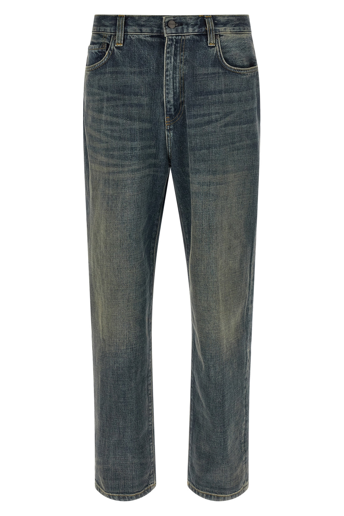 CARHARTT WIP 33 aaron pants used-effect wash cotton denim jeans