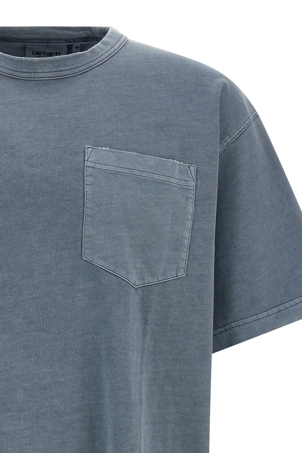 torion pocket garment-dyed cotton t-shirt