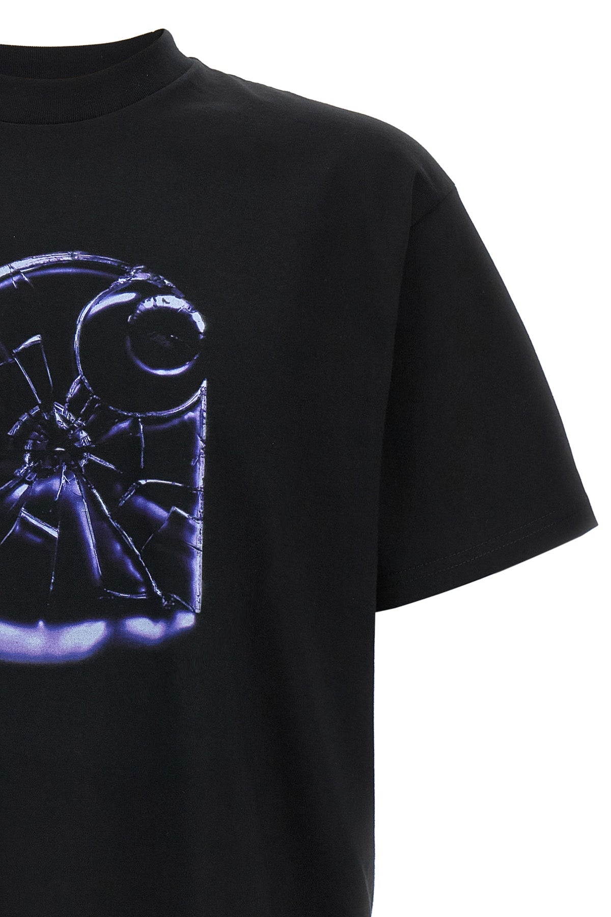 shattered t-shirt in cotton jersey of medium weight