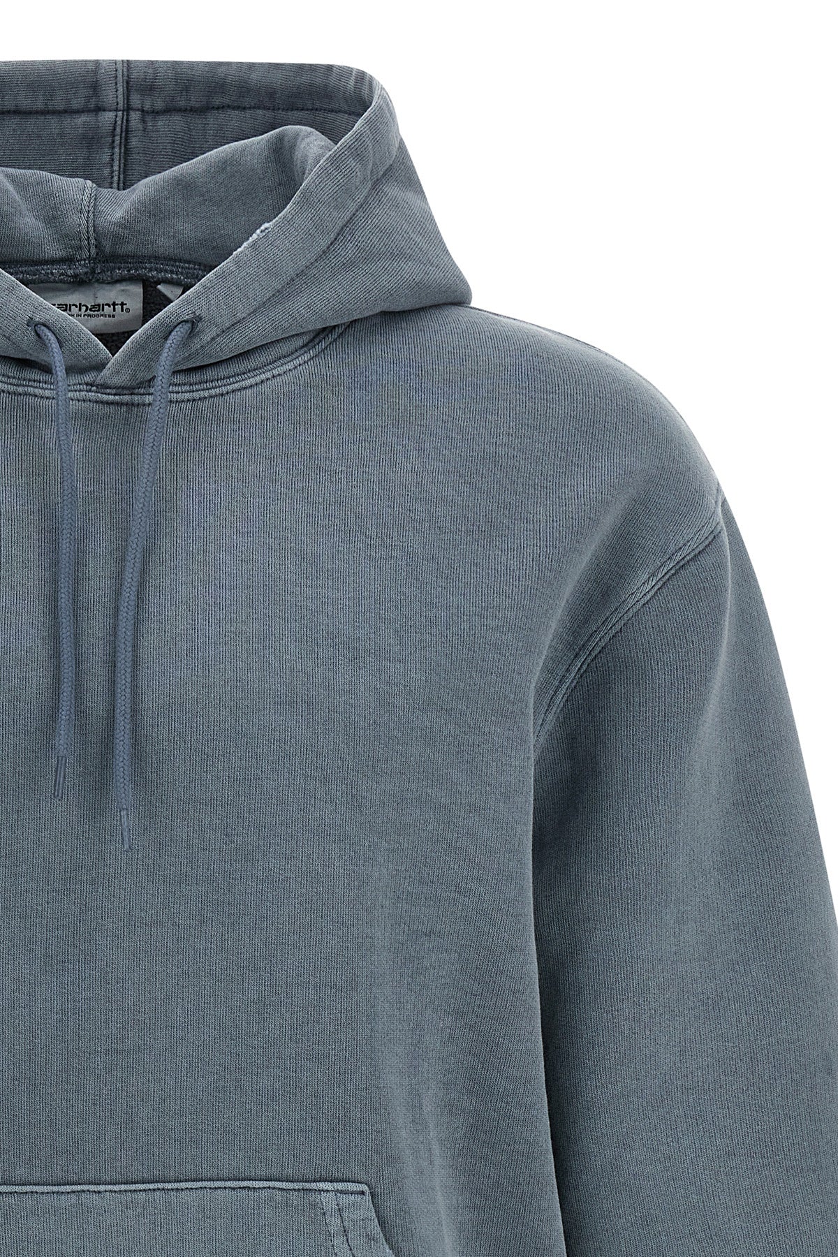 torion hoodie in garment-dyed cotton