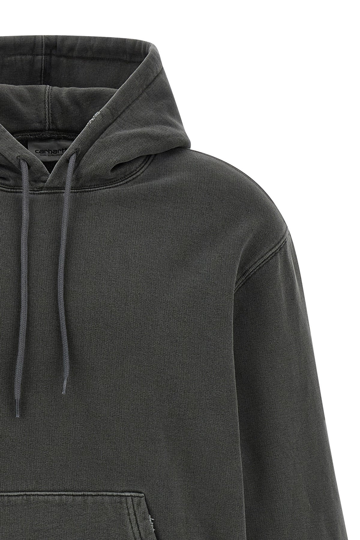 torion hoodie in garment-dyed cotton