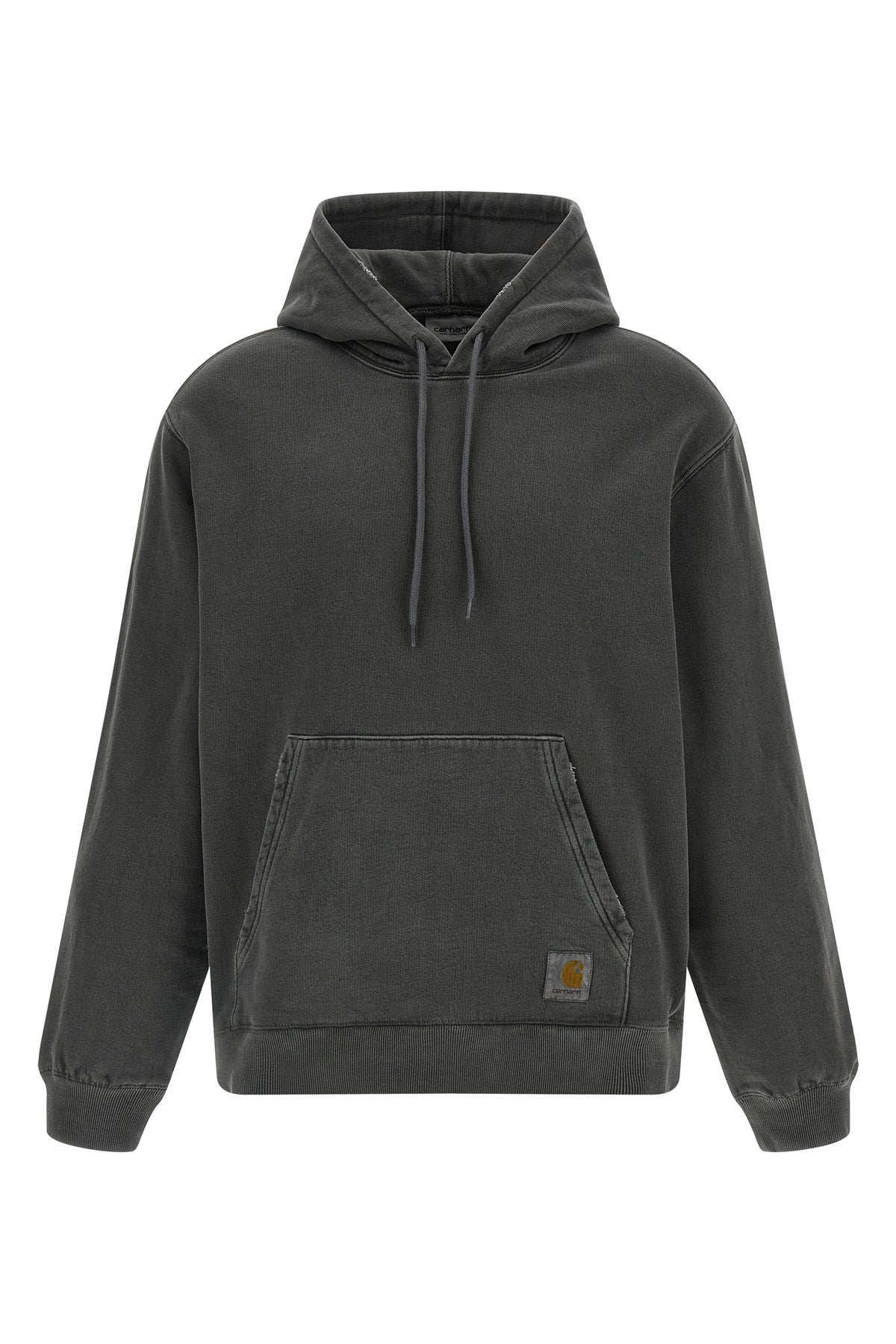 torion hoodie in garment-dyed cotton