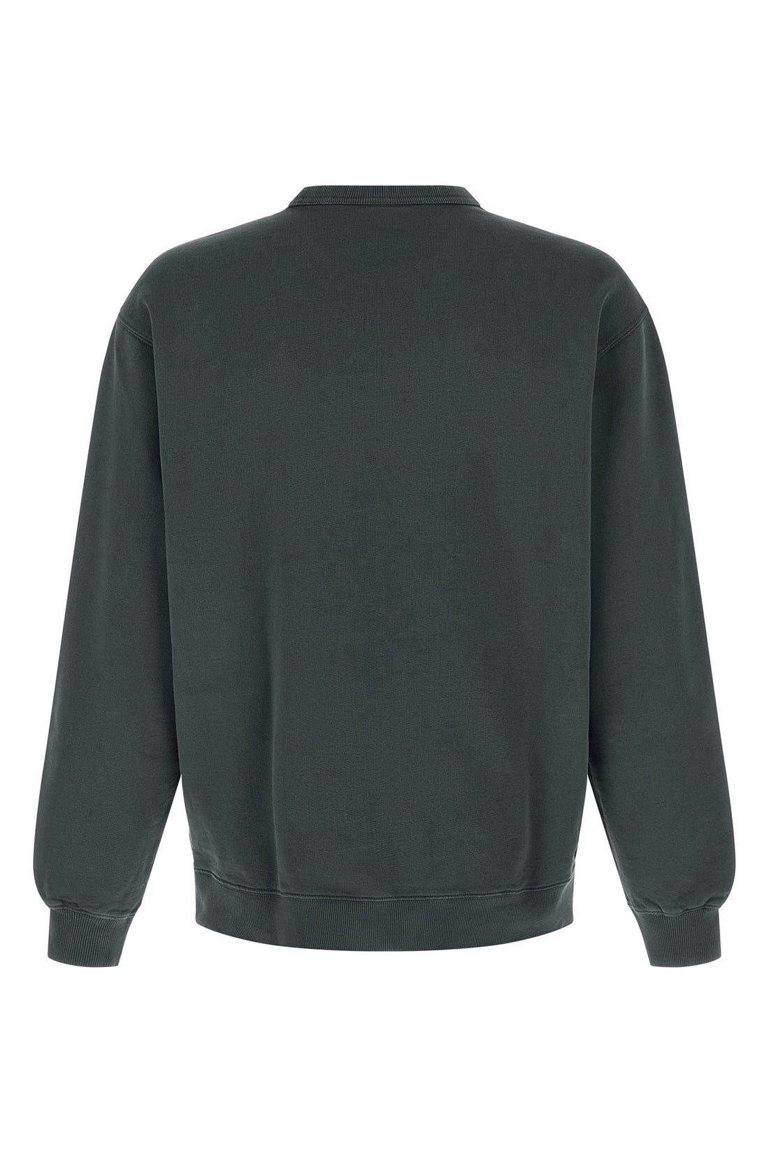CARHARTT WIP L faded pond corps sweatshirt in organic cotton