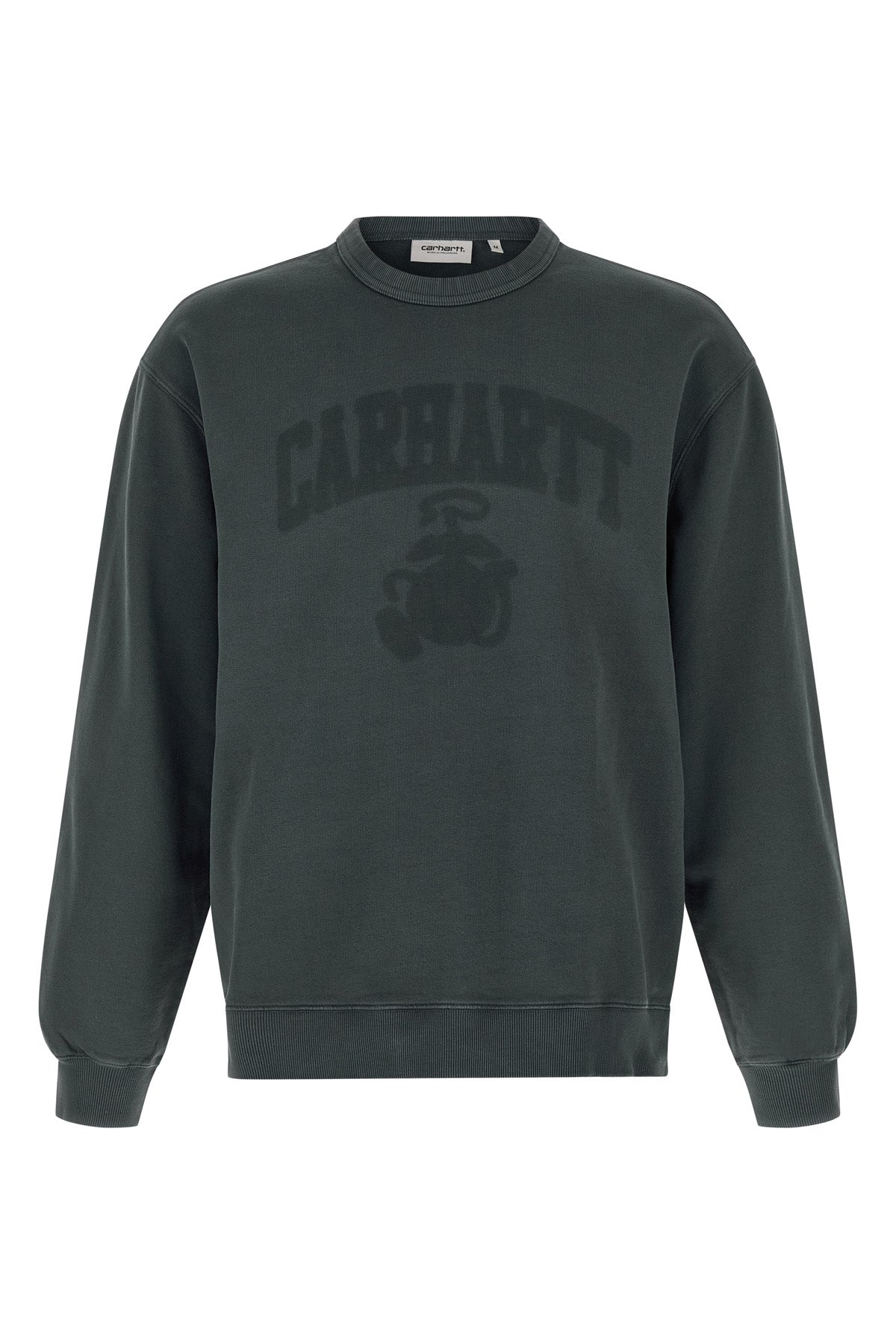 faded pond corps sweatshirt in organic cotton