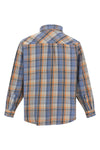 tunick shirt in medium-weight cotton twill washed for a used effect