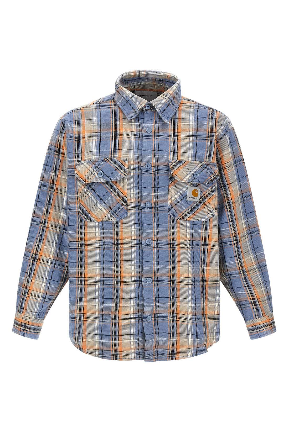 CARHARTT WIP XL tunick shirt in medium-weight cotton twill washed for a used effect
