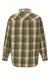 tunick shirt in medium-weight cotton twill washed for a used effect