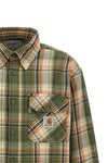 tunick shirt in medium-weight cotton twill washed for a used effect