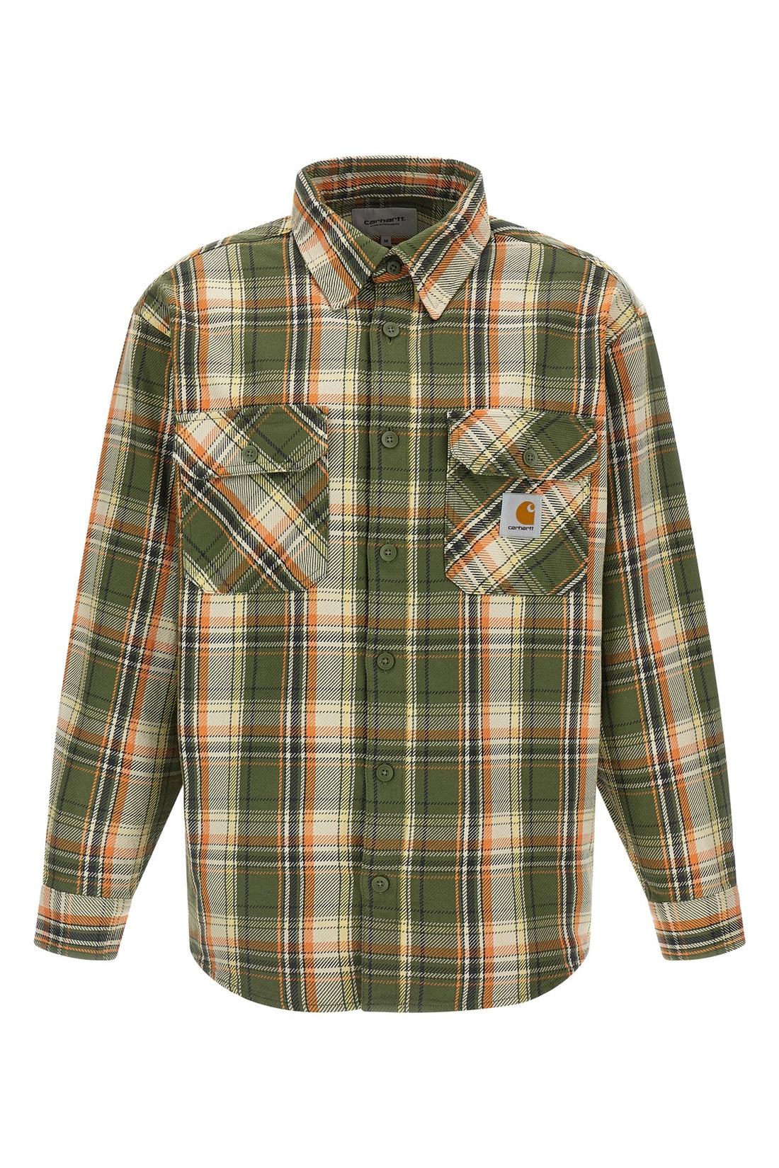 CARHARTT WIP S tunick shirt in medium-weight cotton twill washed for a used effect