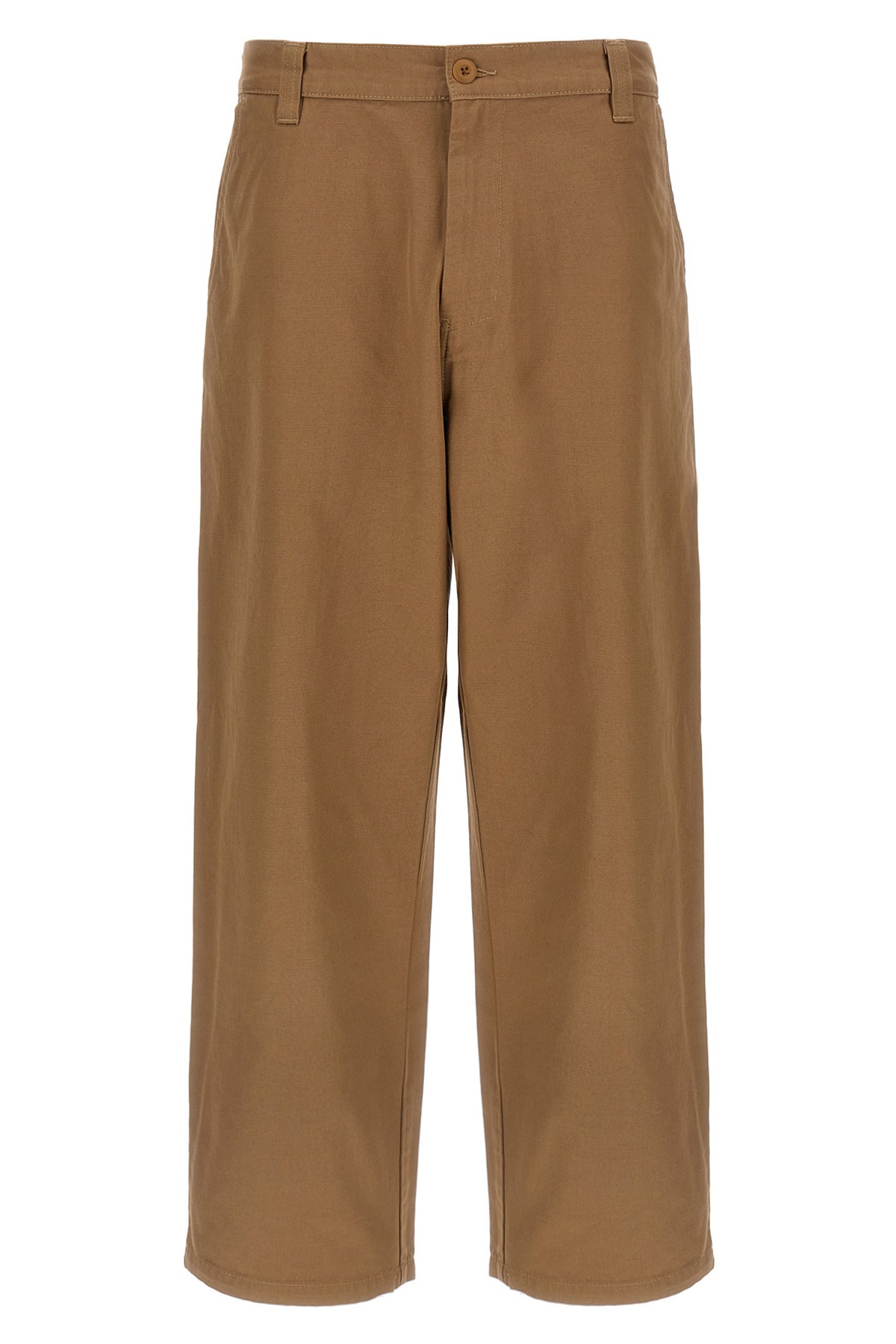 brady trousers in cotton twill of medium weight washed