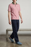 og single knee trousers in heavy polyester-cotton denim