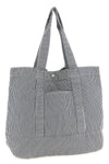 mercer striped heavy cotton shopping bag