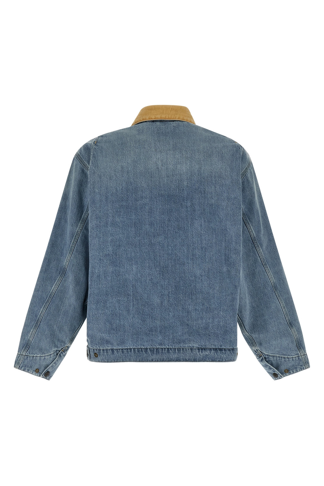 CARHARTT WIP L og detroit burst washed heavy cotton denim jacket