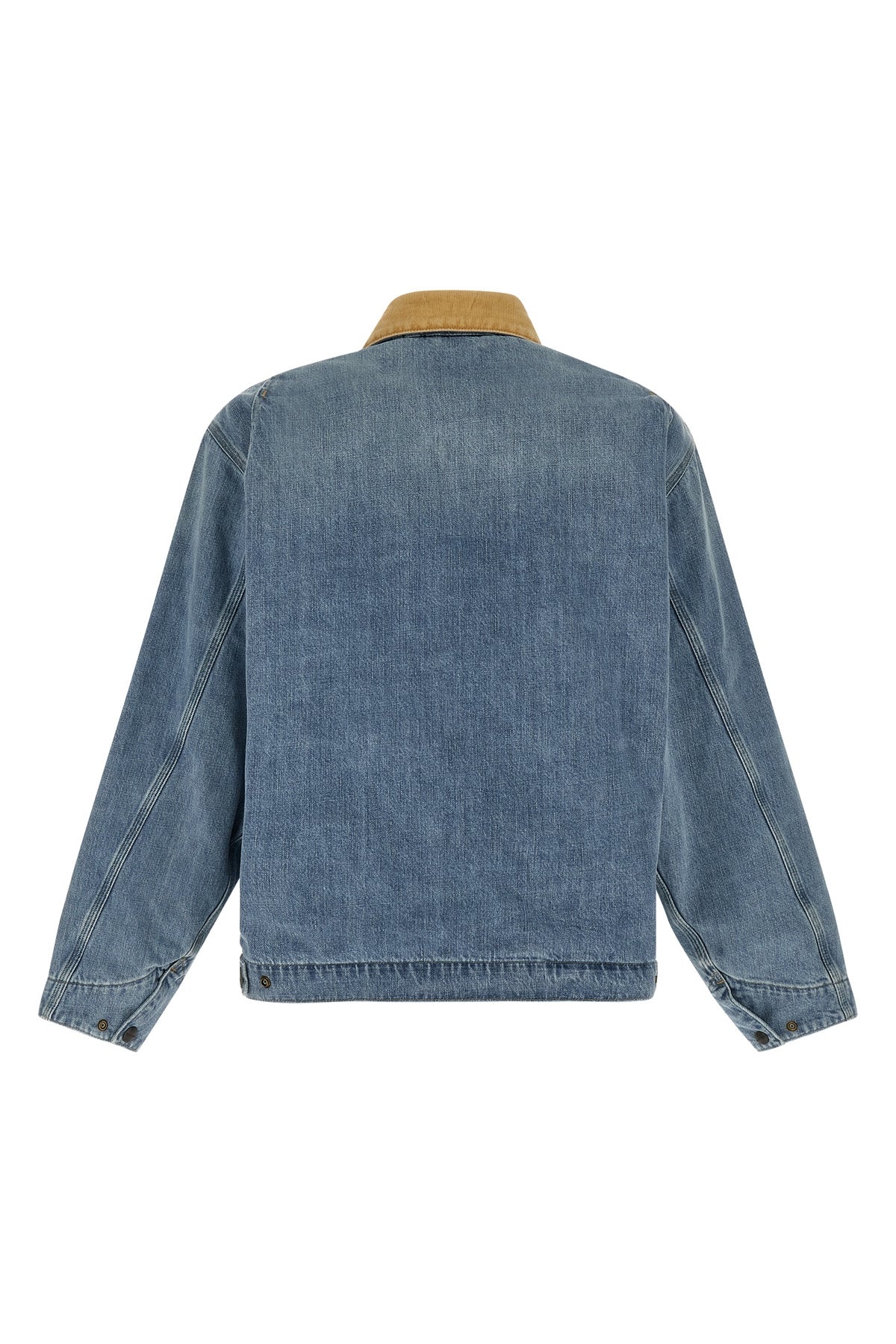 og detroit burst washed heavy cotton denim jacket