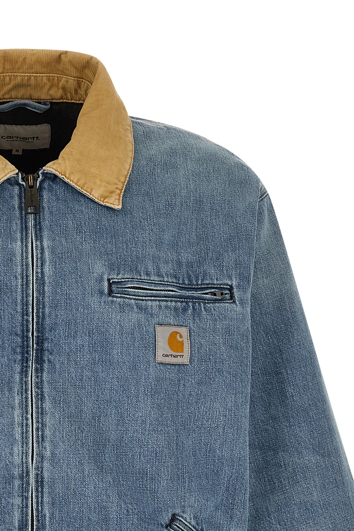 og detroit burst washed heavy cotton denim jacket