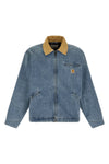 og detroit burst washed heavy cotton denim jacket