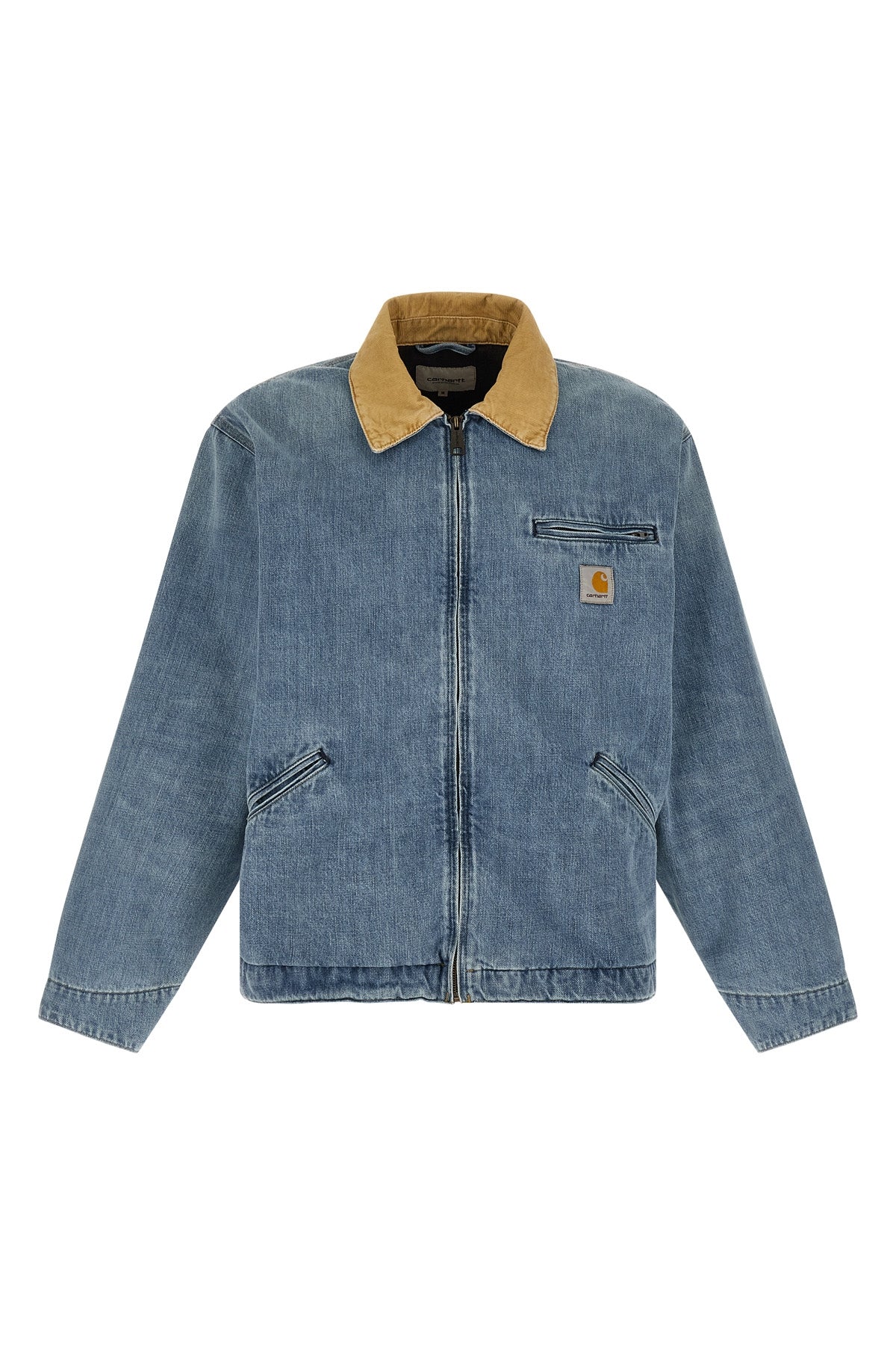 og detroit burst washed heavy cotton denim jacket