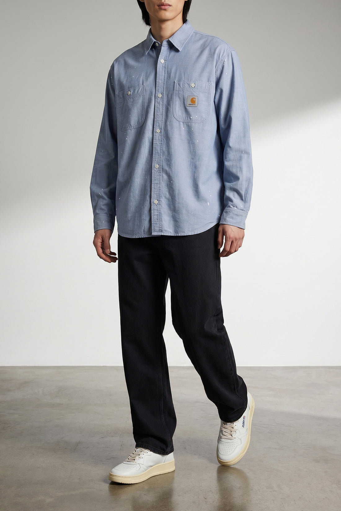 CARHARTT WIP 29 aron five-pocket camano heavy cotton denim pants