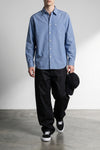 keene stripe striped cotton poplin shirt