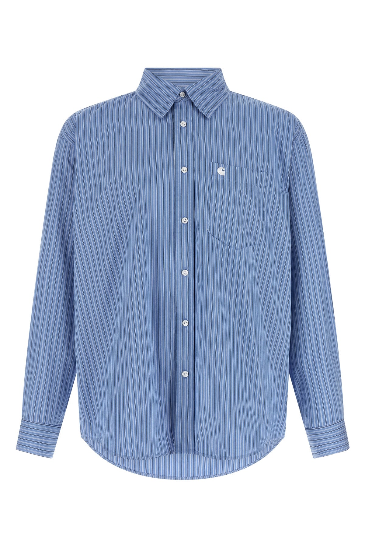 keene stripe striped cotton poplin shirt