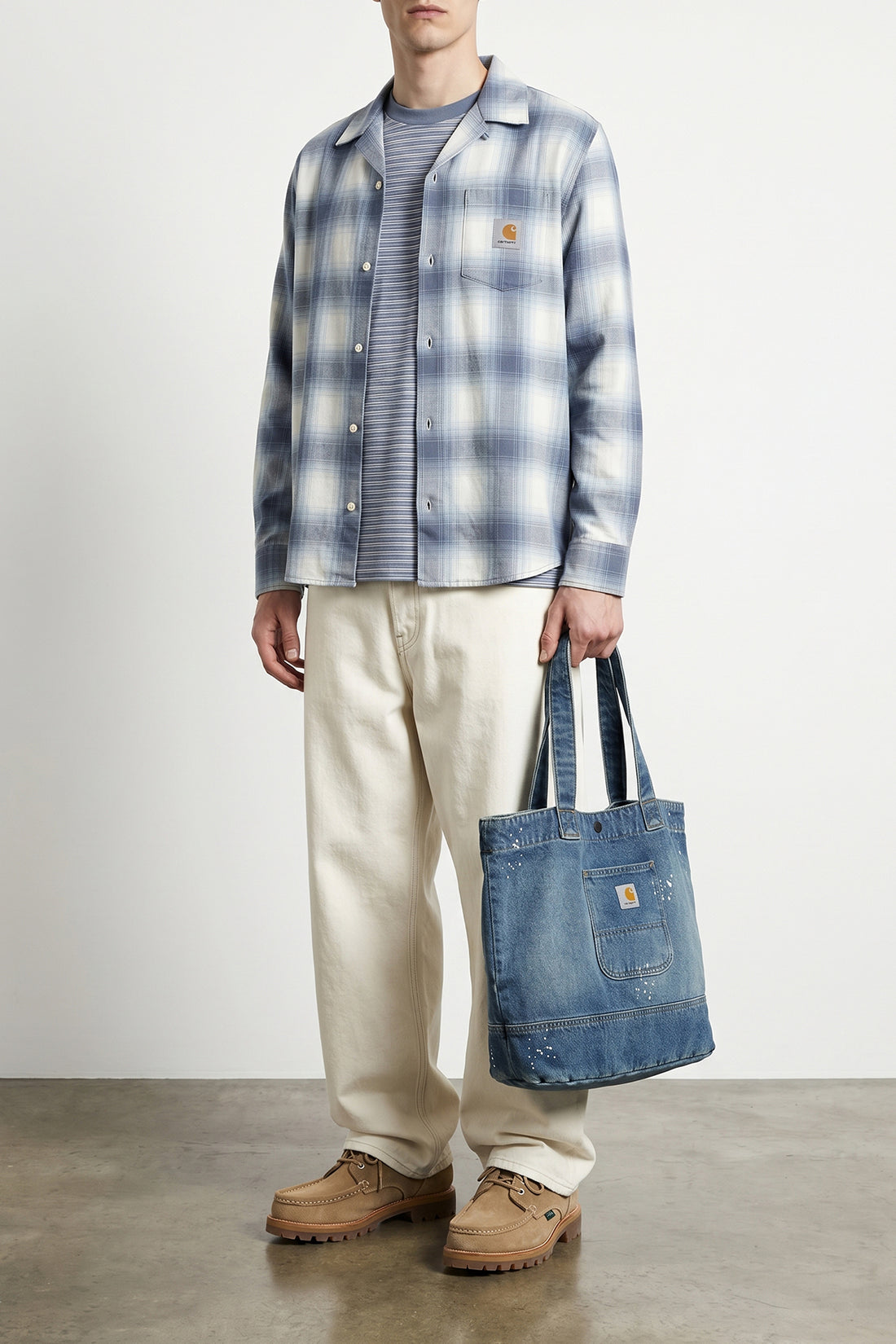 CARHARTT WIP XL tyers light cotton twill shirt
