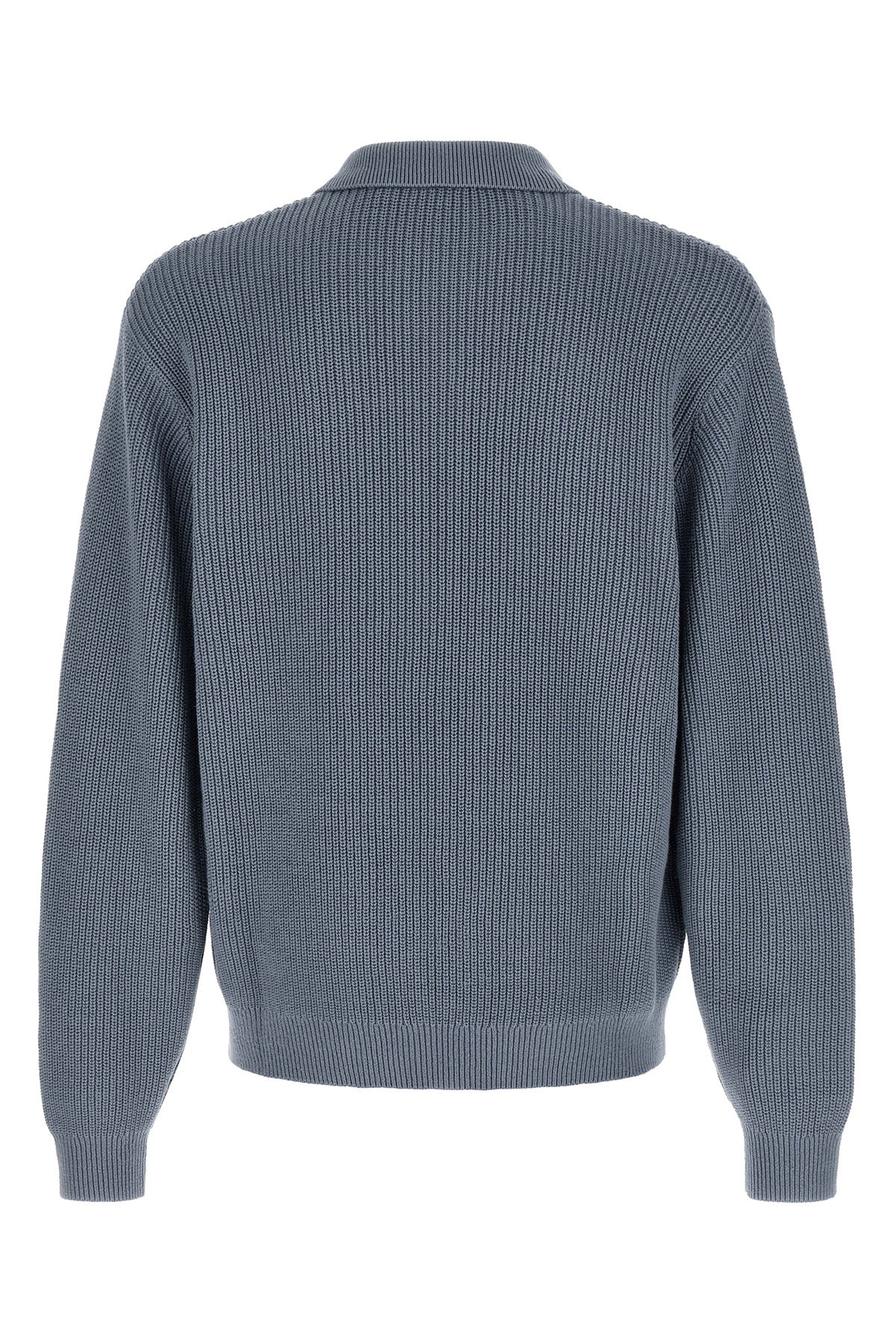 the carhartt wip long-sleeved miles knit polo shirt