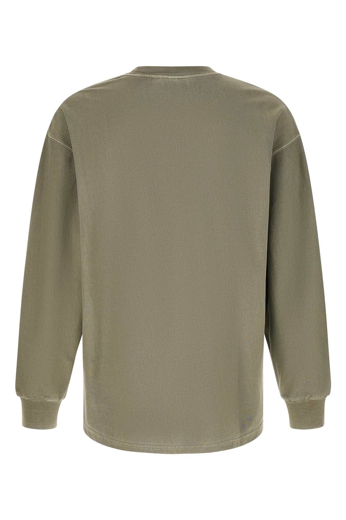 pocket crewneck jersey t-shirt in organic cotton jersey