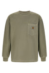 pocket crewneck jersey t-shirt in organic cotton jersey