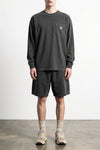 pocket crewneck jersey t-shirt in organic cotton jersey