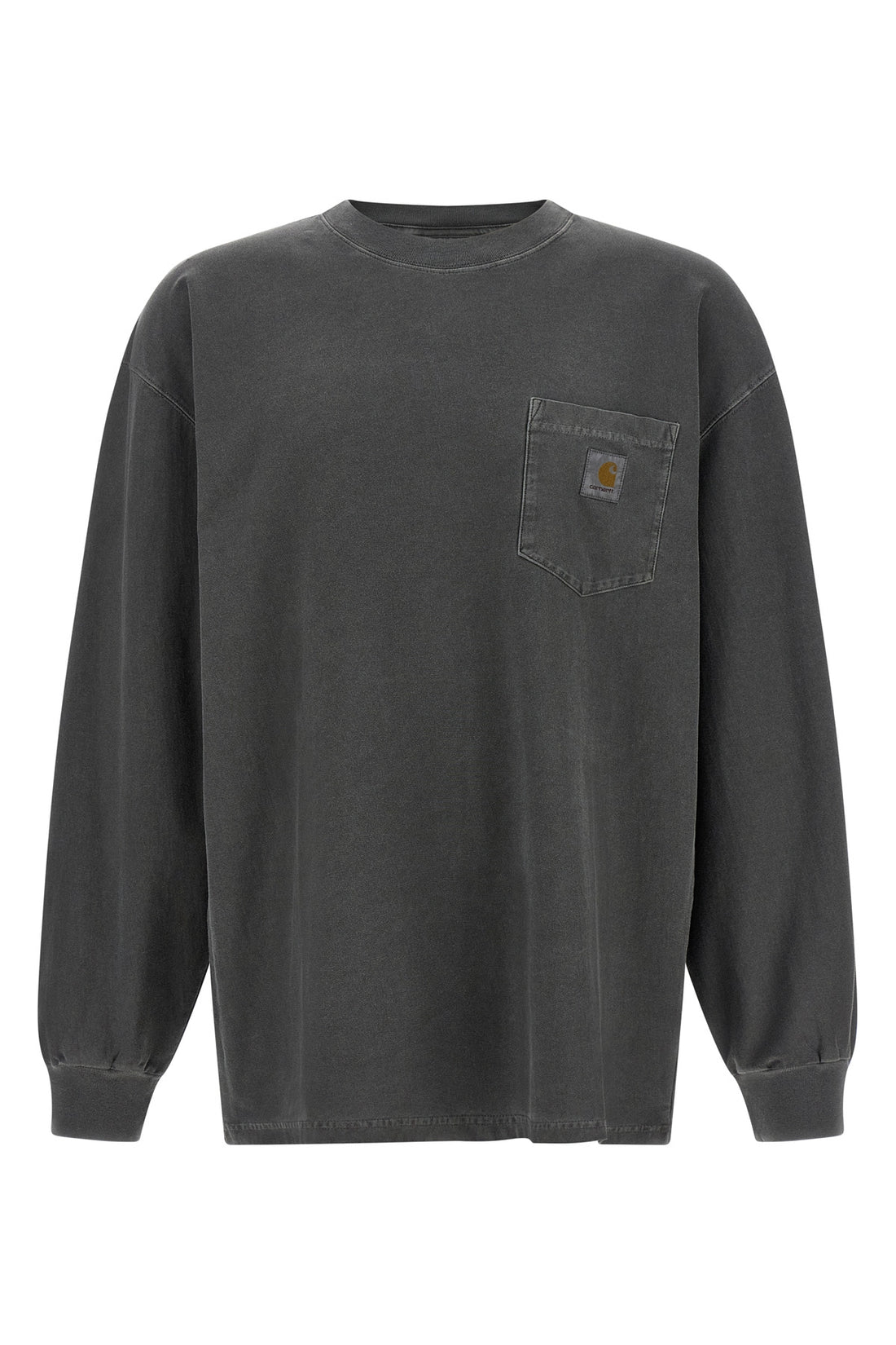 CARHARTT WIP L pocket crewneck jersey t-shirt in organic cotton jersey