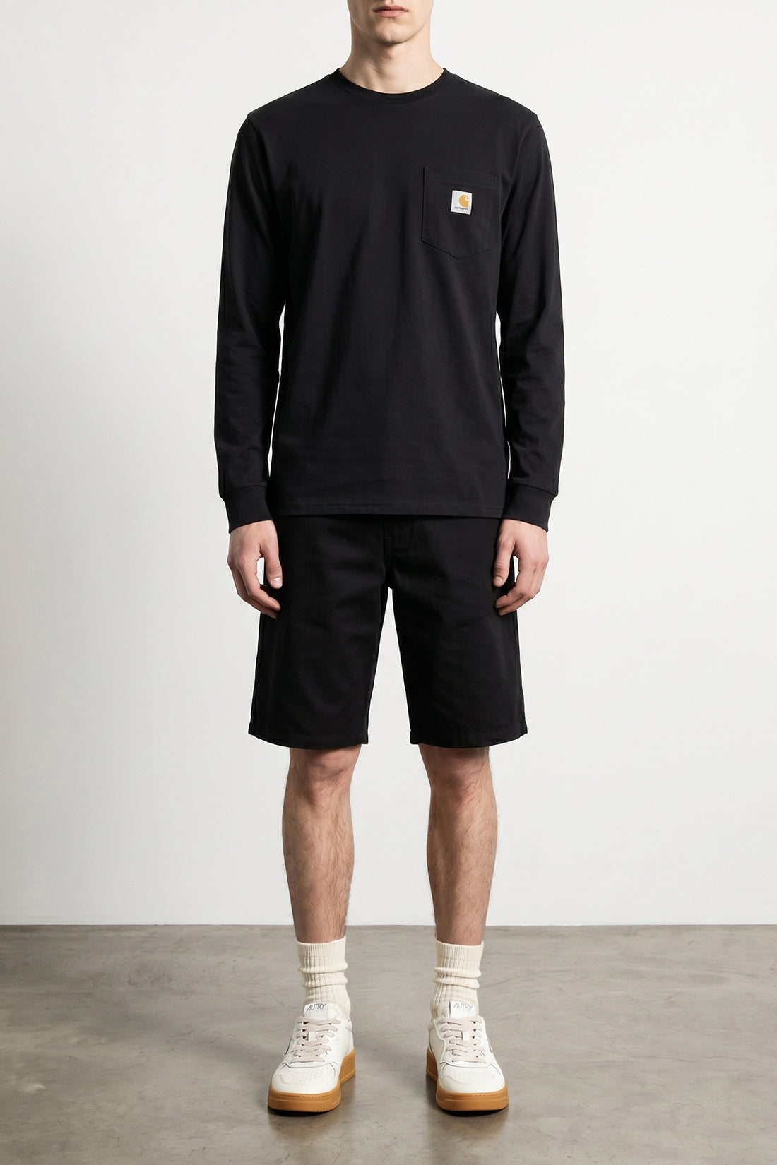 CARHARTT WIP L brader shorts in cotton twill of medium weight cooper