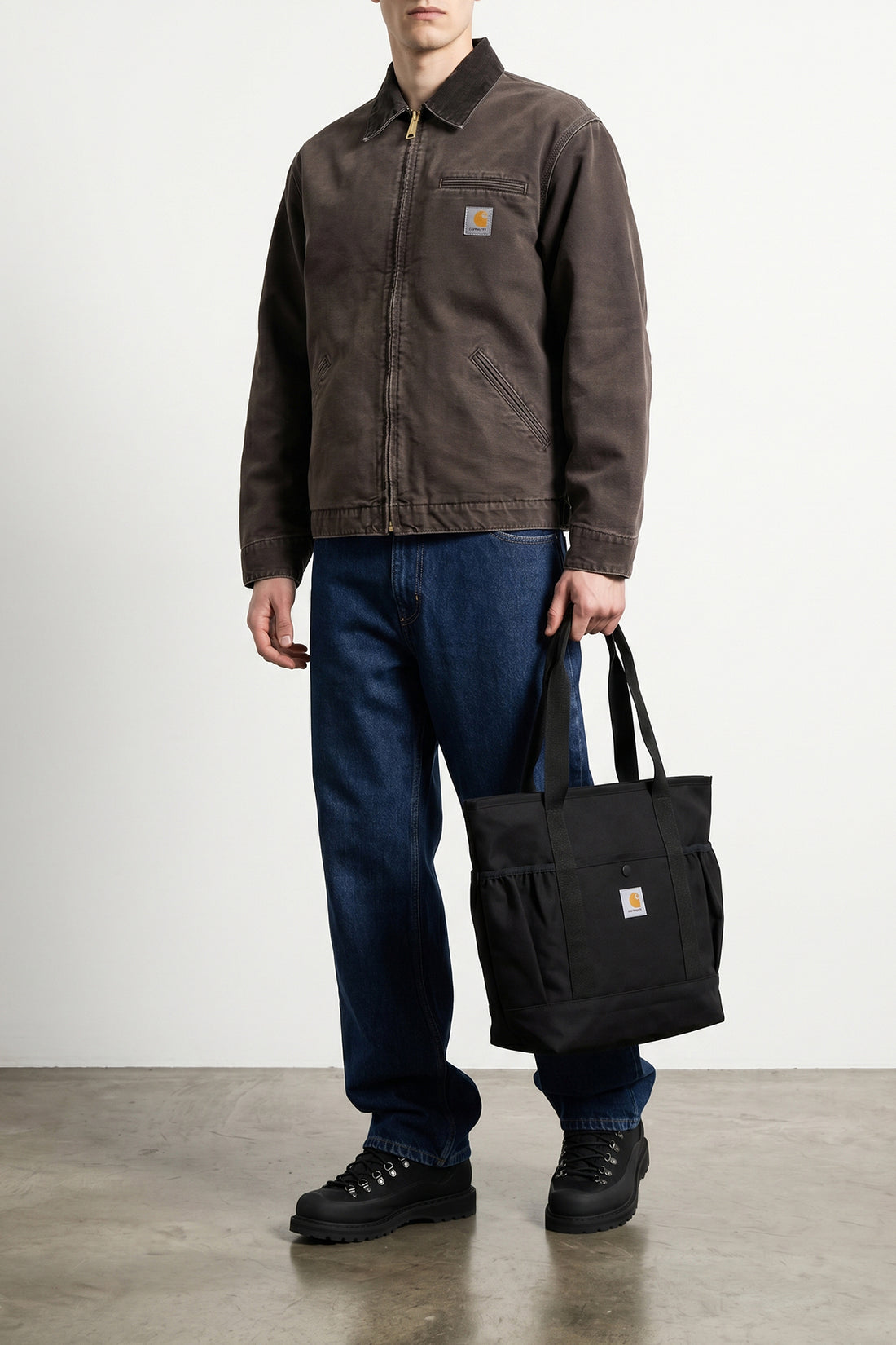 CARHARTT WIP OS clapton waterproof polyester canvas shopping bag