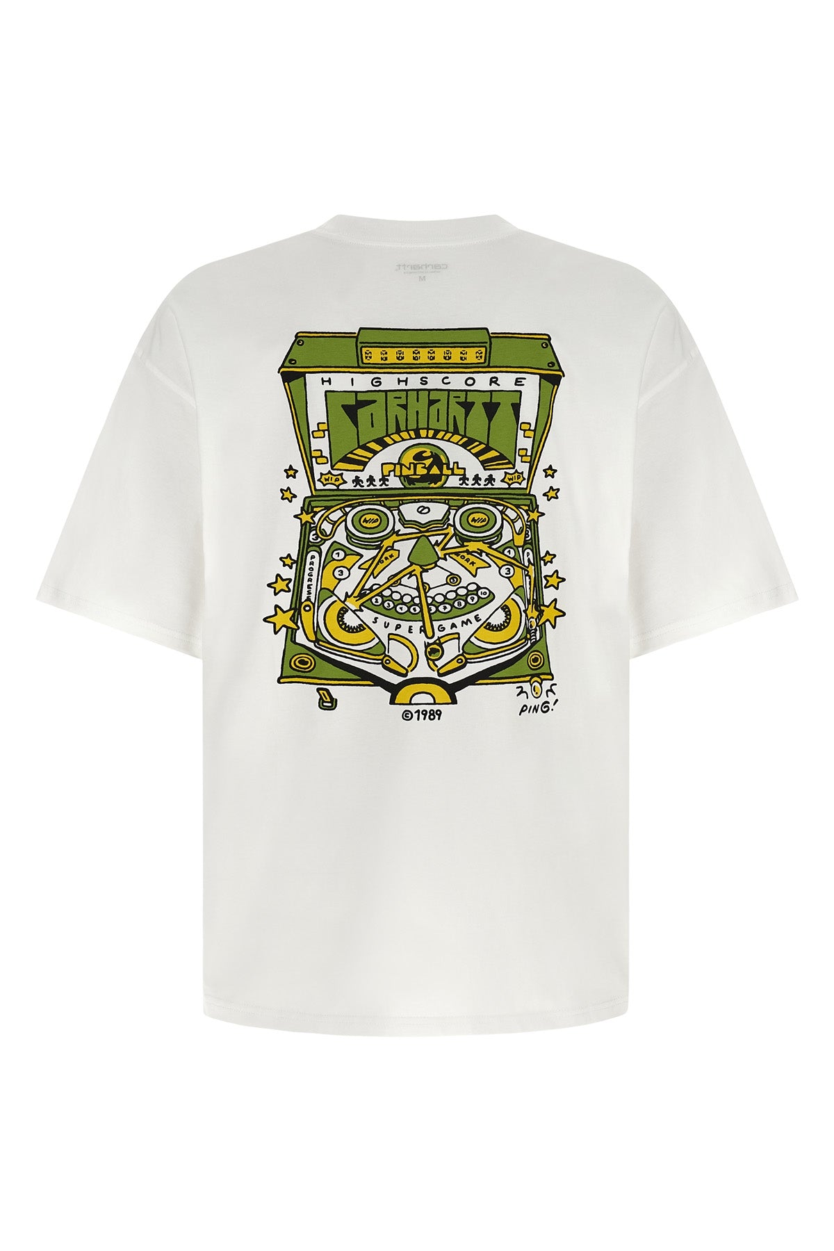 pinball organic cotton crew neck t-shirt