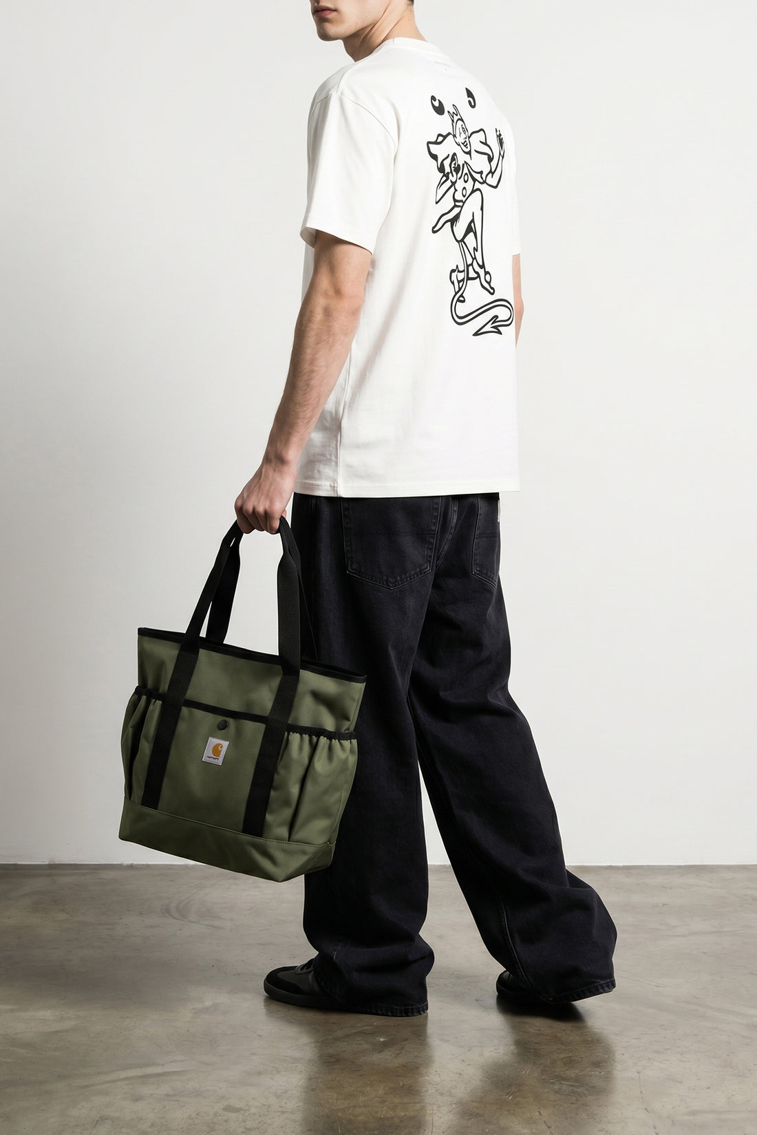 CARHARTT WIP L playing cards organic cotton crew neck t-shirt