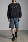 painter sweatshirt in brushed cotton sweatshirt